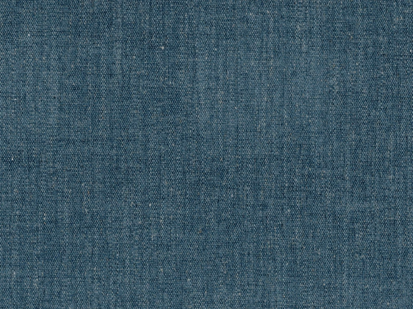Muted blue-teal flat weave with fine vertical striations and lightly mottled texture