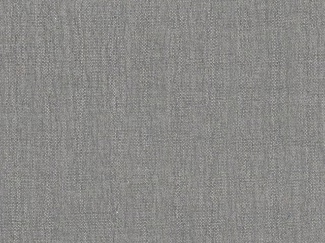 Close-up of soft silver-grey flat weave with subtle vertical slubs and fine texture