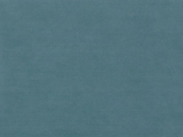 Muted blue-teal plain velvet swatch with subtle directional pile and tonal shading