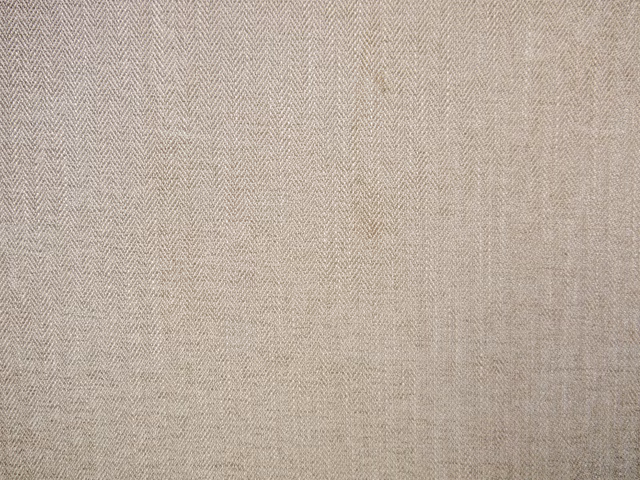 Warm oatmeal-beige chenille with a fine tonal herringbone weave