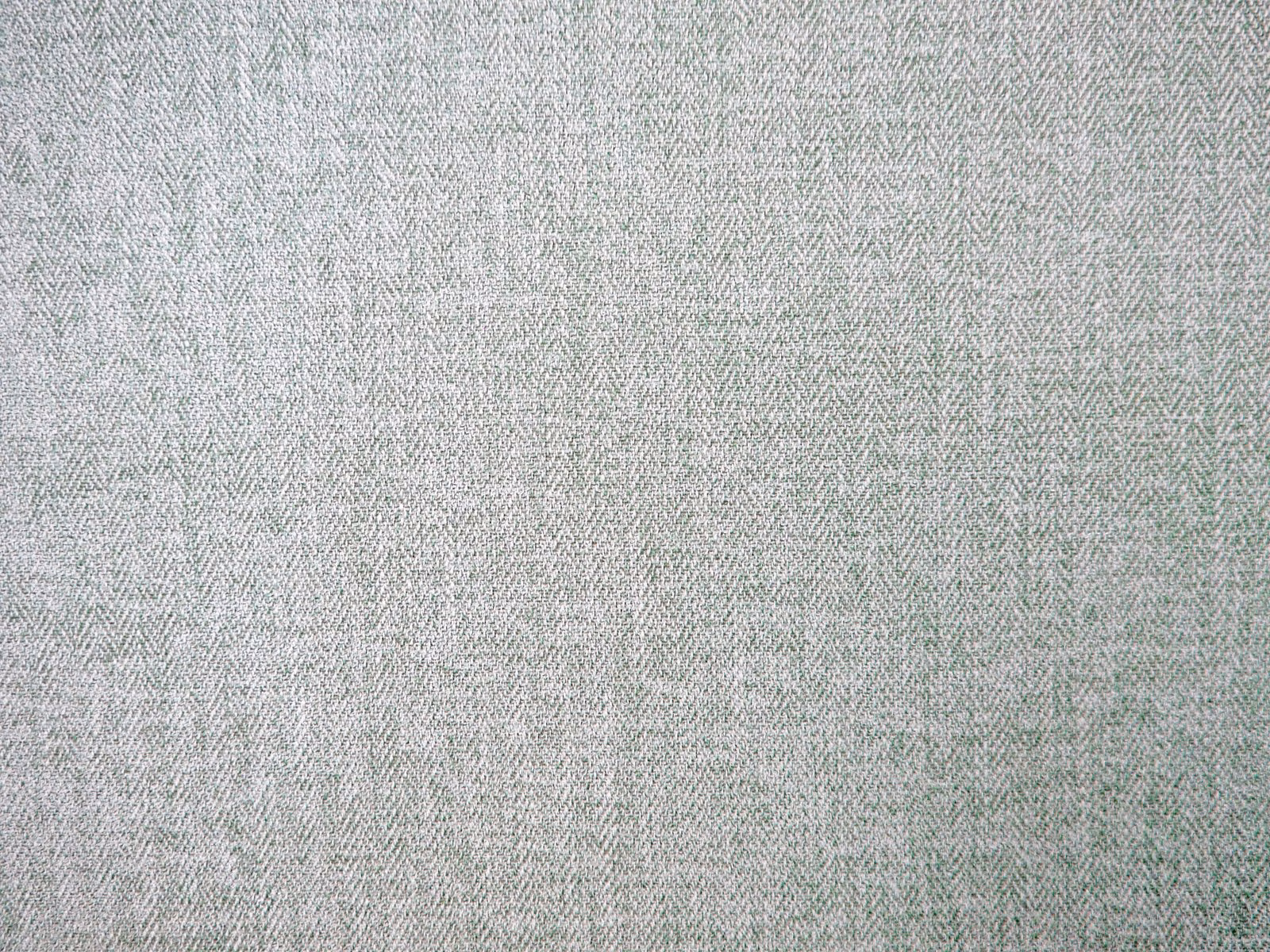 Pale sage-grey chenille with fine herringbone weave and softly mottled texture