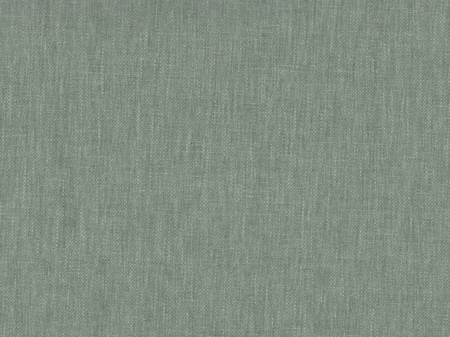 Muted sage green flat weave with fine vertical striations and softly mottled texture