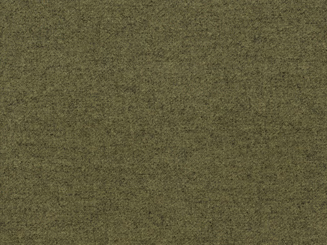 Mottled moss olive faux-wool texture with fine dark flecks