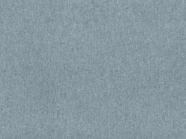 Close-up of muted blue-grey faux wool with a softly mottled woven surface