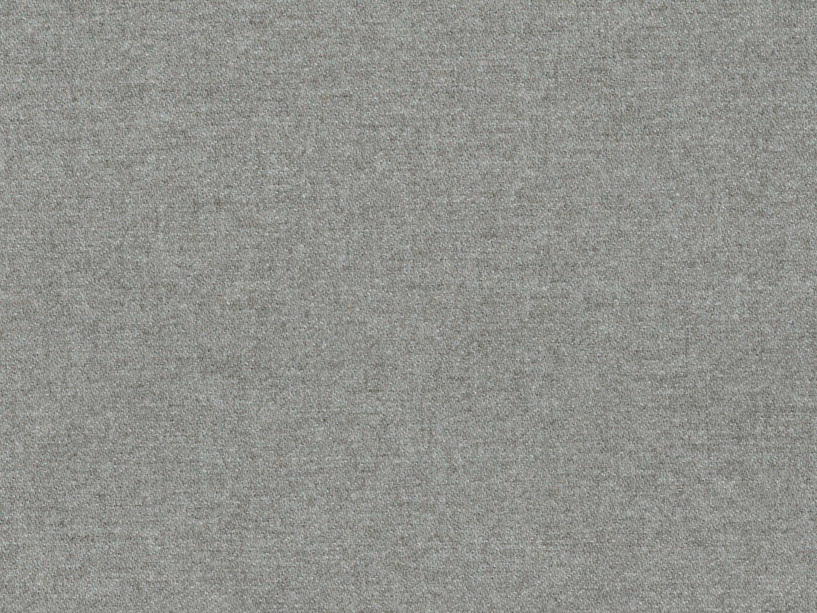 Close-up of soft heathered grey faux-wool fabric with a fine mottled weave
