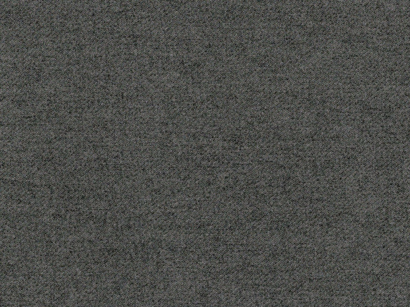 Close-up of charcoal-grey faux wool with a fine peppered woven texture