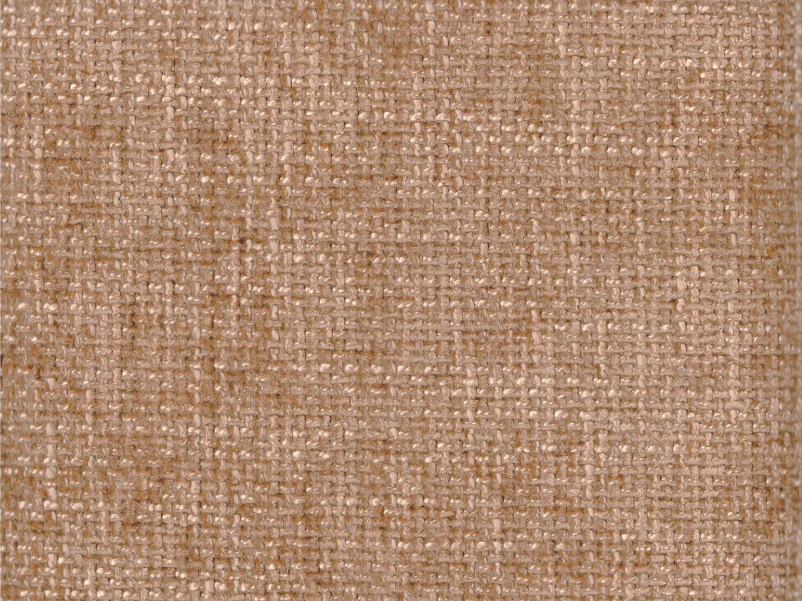 Warm sandy beige chenille with a softly irregular woven texture and subtle tan flecks