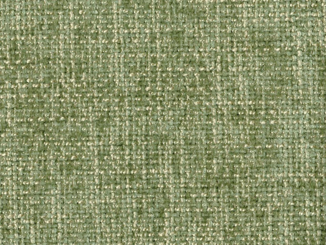 Muted sage green chenille with pale flecks and a tactile nubby weave