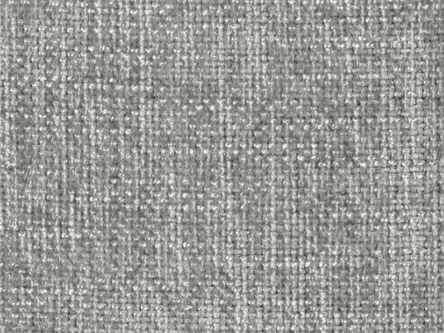 Close-up of cool silver-grey chenille with a fine nubby woven texture