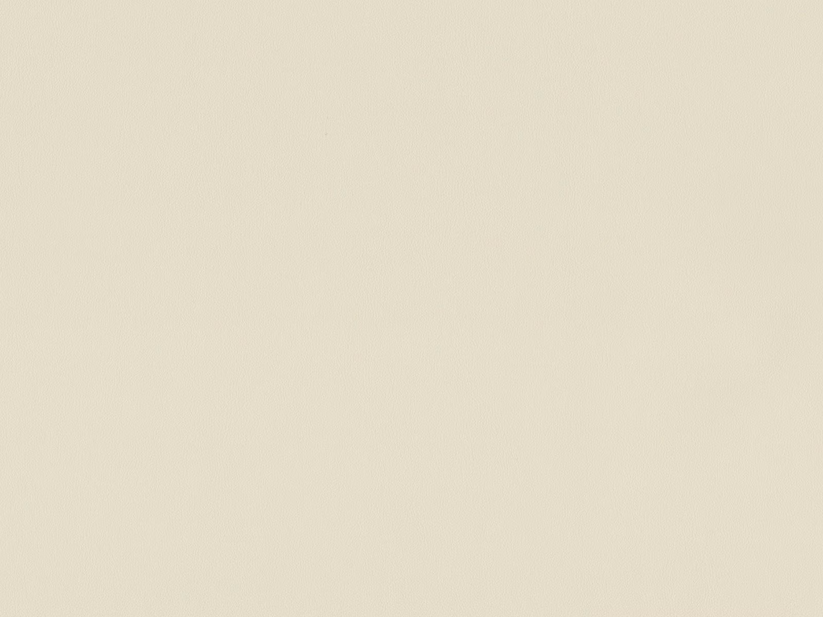 Warm ivory-beige faux leather with a subtle smooth grain and softly mottled surface