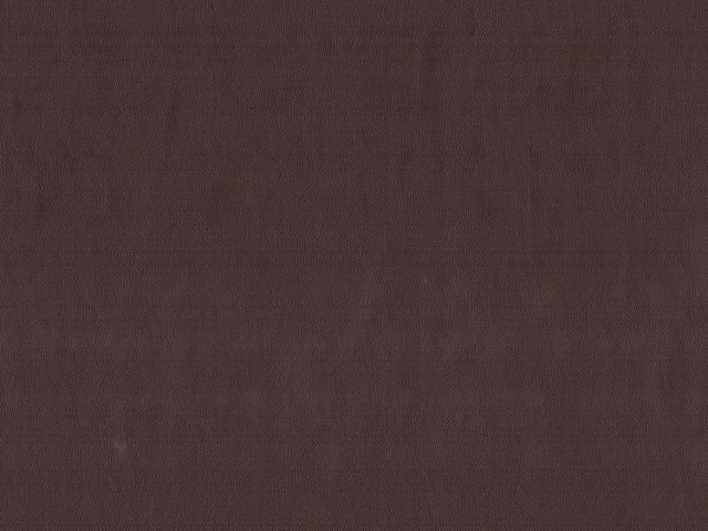 Deep brown-plum faux leather swatch showing a fine, subtly ridged vertical grain