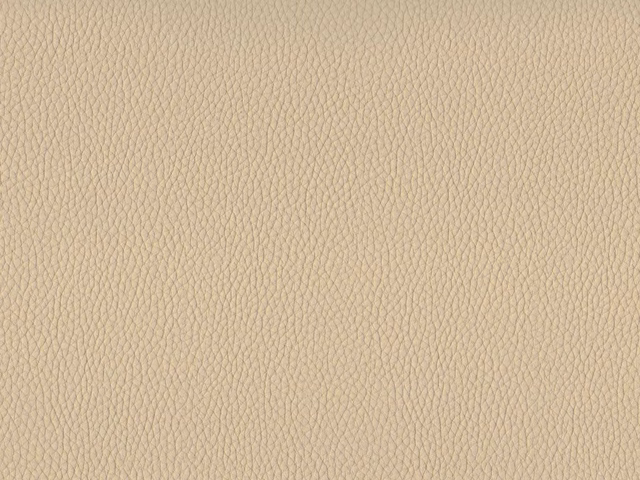 Warm oatmeal beige faux leather with fine organic pebbled grain texture