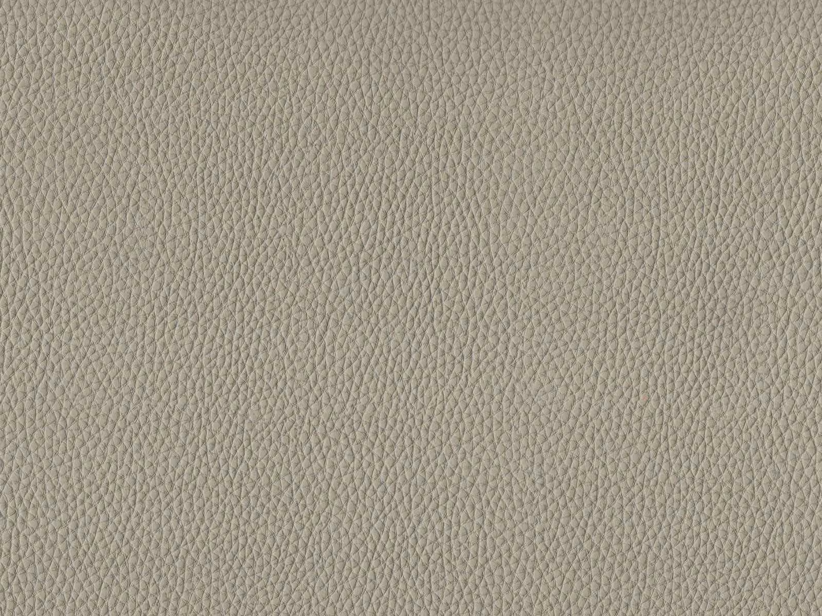 Pale warm taupe faux leather with a fine irregular pebbled grain texture