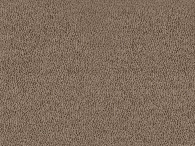 Muted taupe faux leather with a fine, irregular pebbled grain and soft brown-grey depth