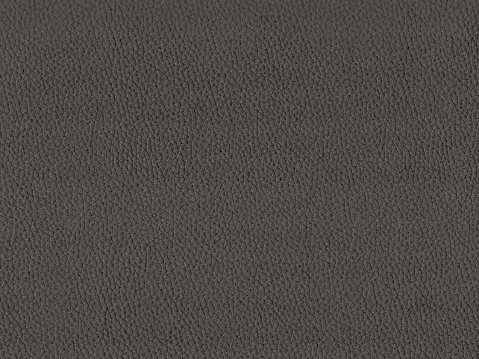 Dark charcoal-grey faux leather with a fine, irregular pebbled grain