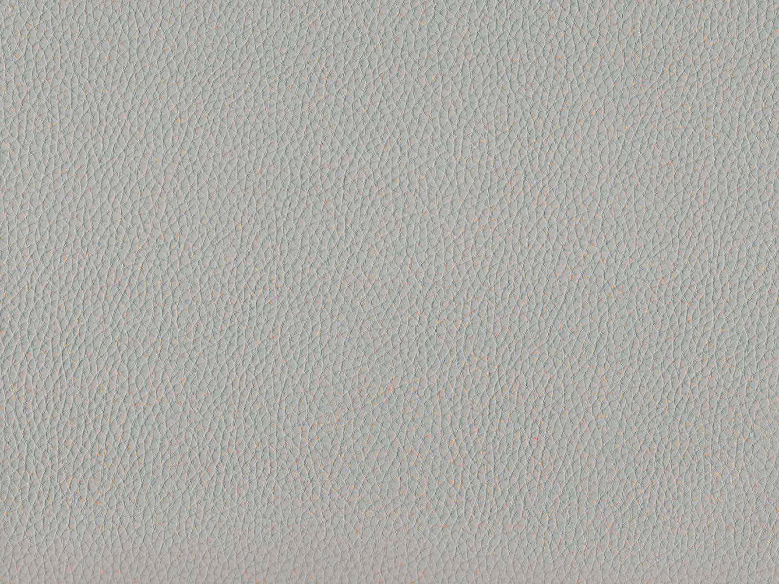 Pale blue-grey faux leather with a fine irregular pebbled grain