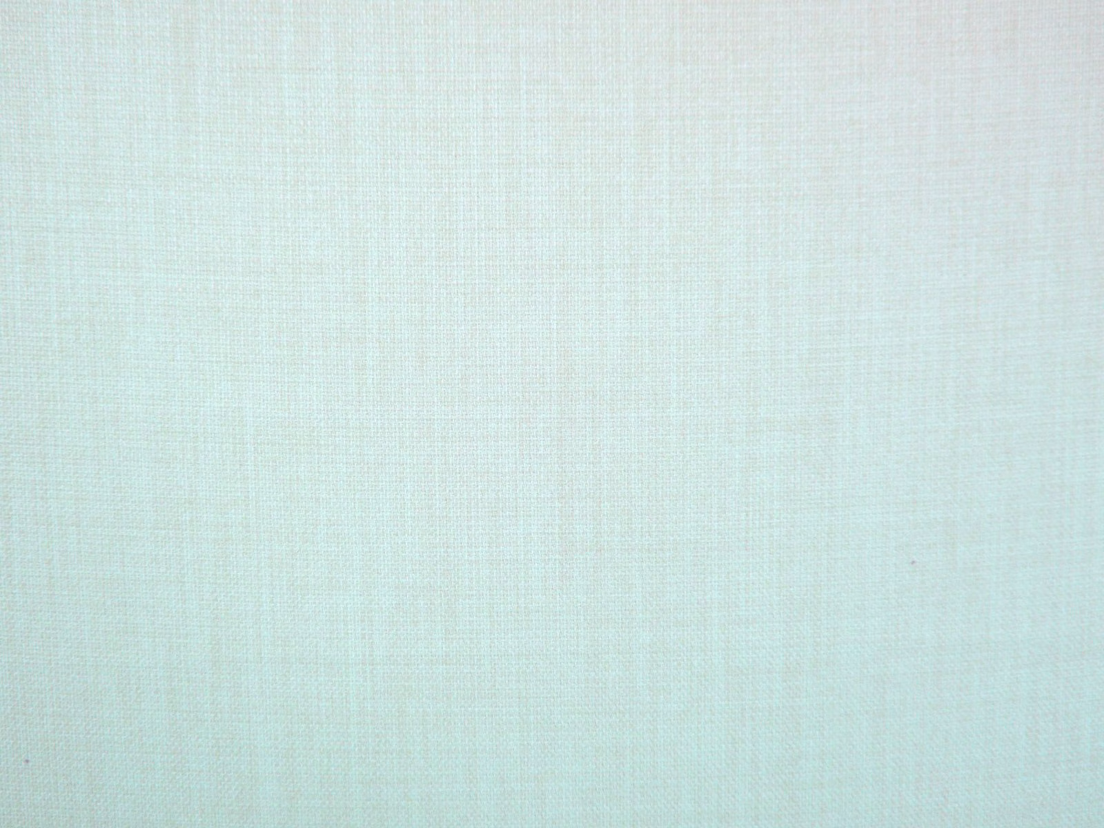 Pale aqua mint flat-weave fabric with fine vertical and horizontal texture