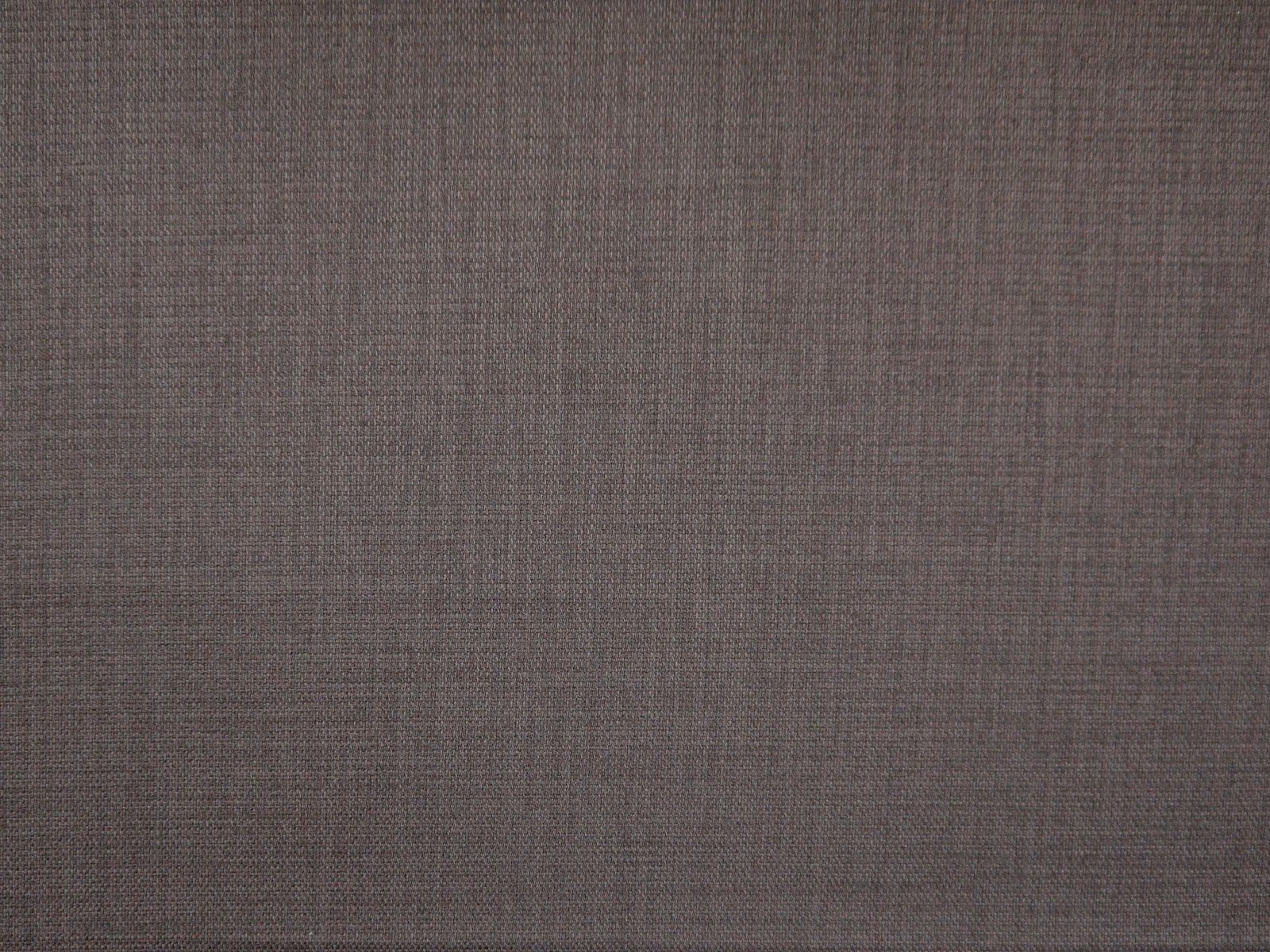Muted taupe-grey flat weave showing fine crosshatch texture and subtle brown depth