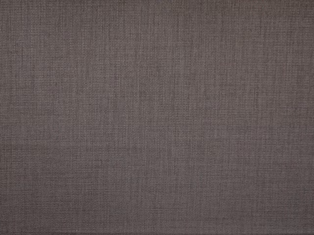 Muted taupe-grey flat weave showing fine crosshatch texture and subtle brown depth