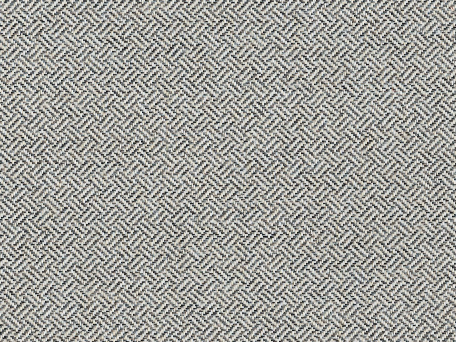 Soft grey and ivory chenille with a fine broken herringbone weave