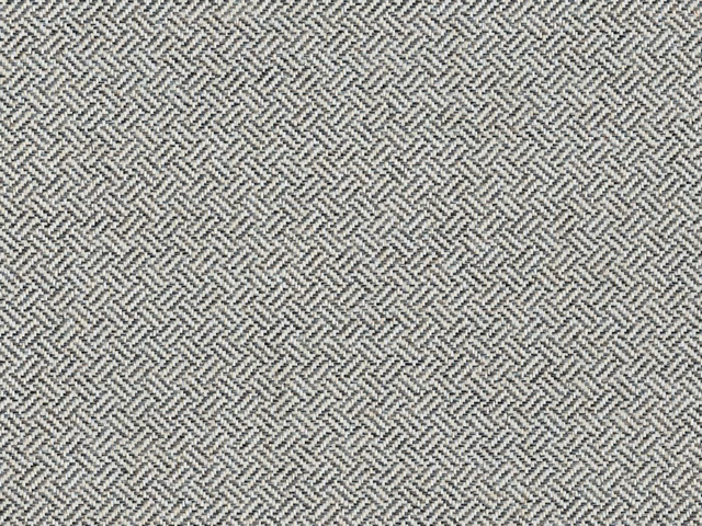 Soft grey and ivory chenille with a fine broken herringbone weave
