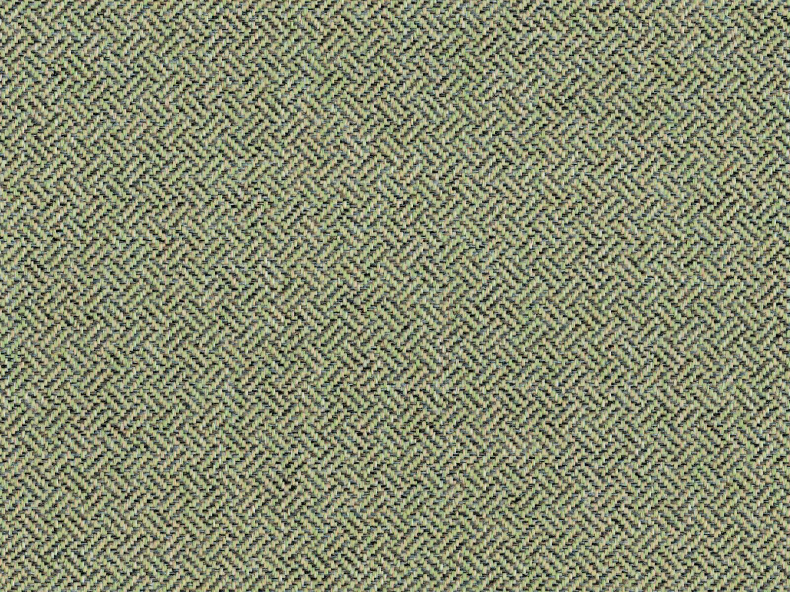 Muted olive chenille with fine cream, sage and charcoal herringbone texture