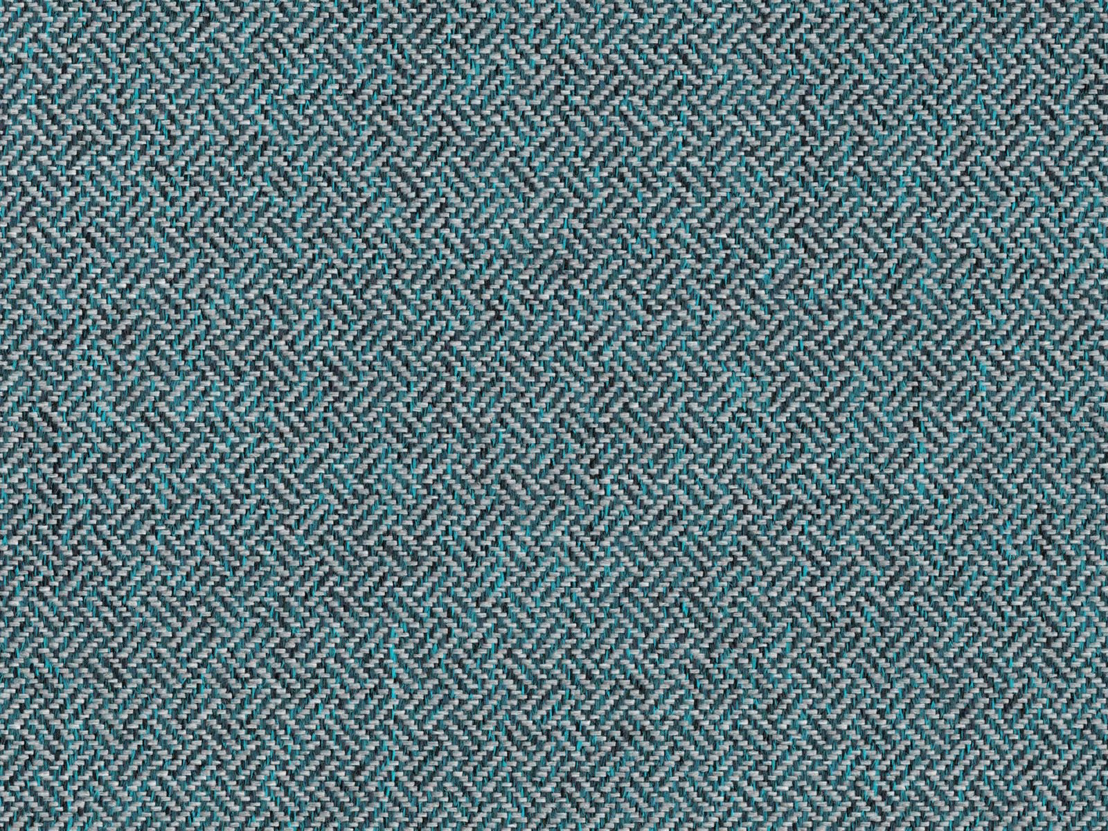 Muted teal-grey chenille with a fine herringbone weave and softly textured surface