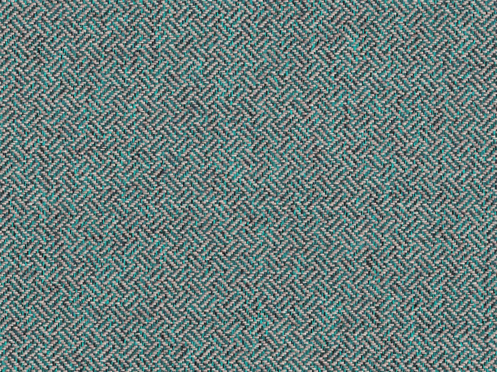 Muted blue-teal and grey chenille with fine broken herringbone texture