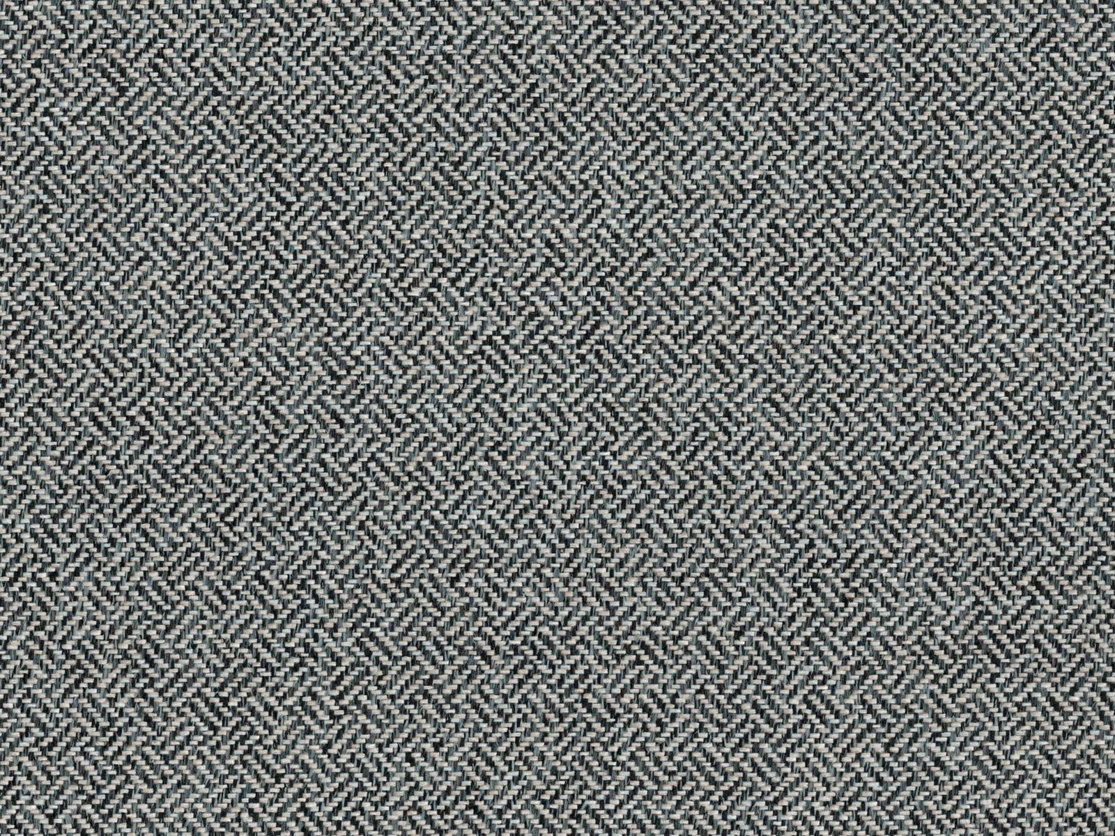 Charcoal grey chenille with fine broken herringbone weave and softly mottled texture