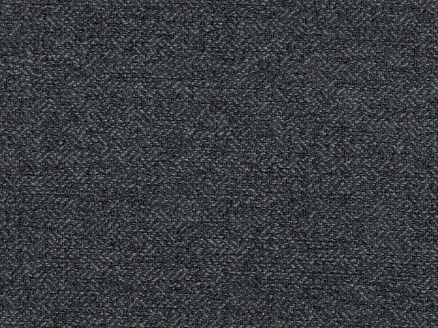Close-up of cool charcoal-grey chenille with a fine mottled woven texture