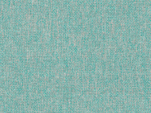 Close-up of aqua-teal chenille with fine pale flecks and a softly mottled weave