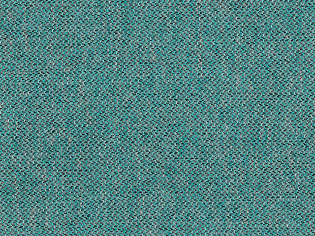Close-up of deep teal chenille with fine charcoal micro-herringbone texture