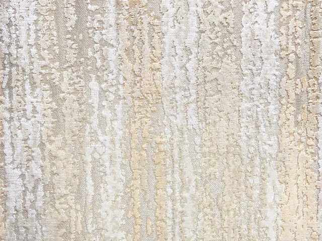 Pale ivory-grey velvet with broken vertical texture and soft beige highlights