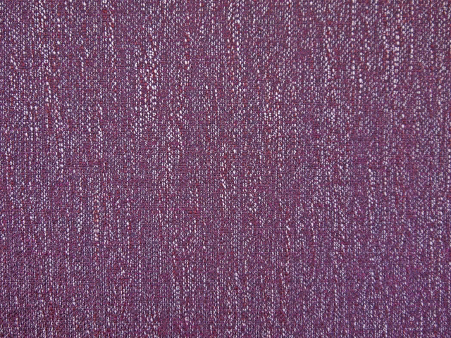 Dusky mulberry-purple chenille with fine vertical striations and blue-grey flecks