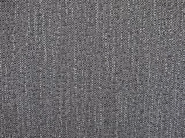Charcoal-grey chenille with a dense, fine flecked woven texture