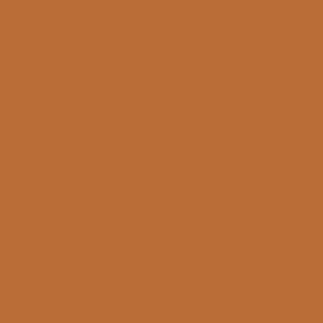a flat tile of warm terracotta red paint