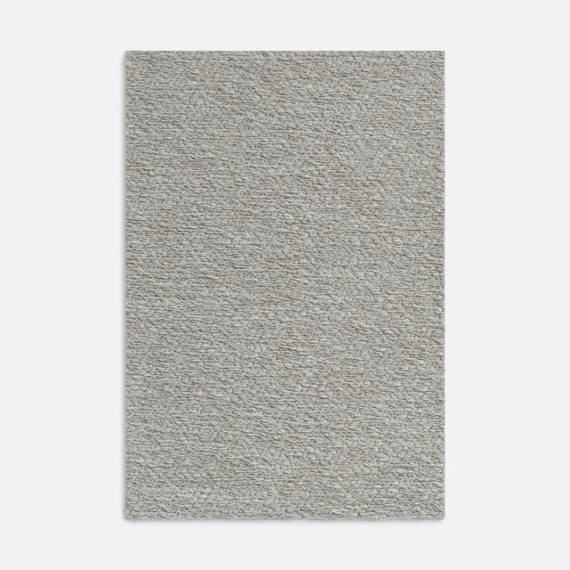 Pale grey-green chenille swatch with dense, softly rippled horizontal texture