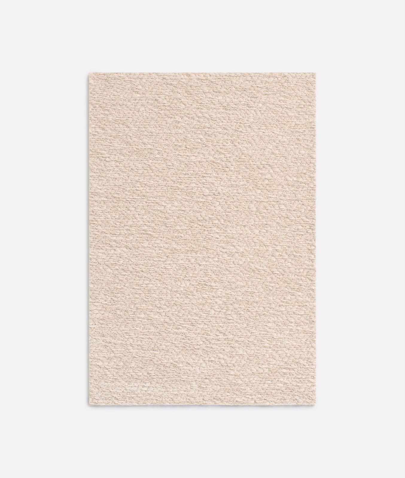 Warm ivory-beige chenille with a softly nubby, subtly tonal woven surface