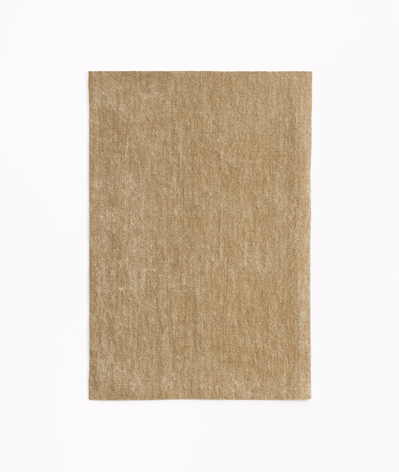 Warm taupe-brown chenille swatch with subtle vertical striated texture