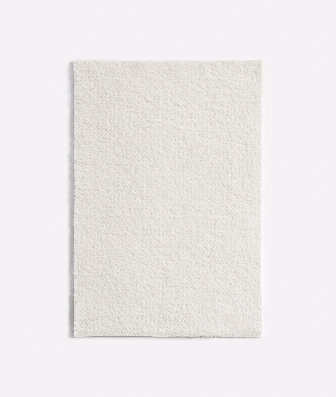 Pale pearl grey chenille swatch with a fine, softly nubby plain texture