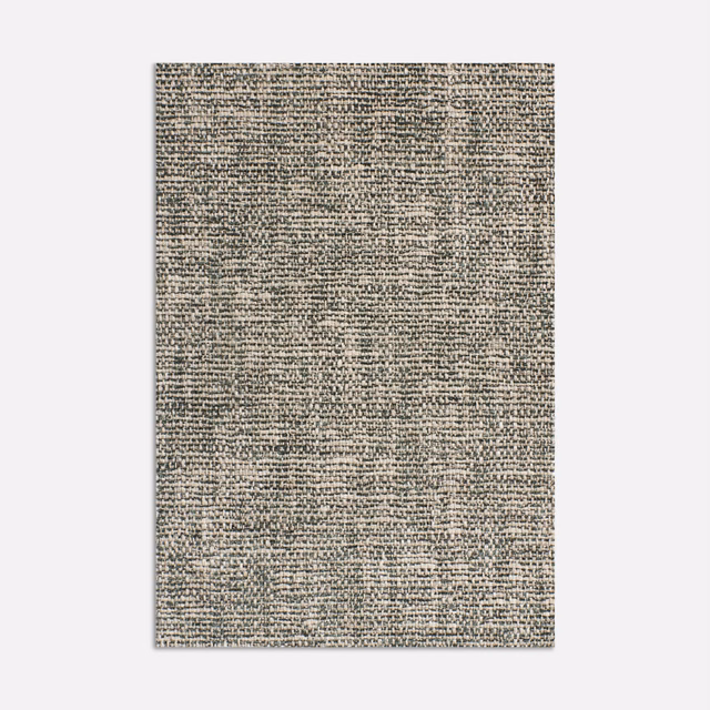 Mottled taupe-grey chenille with a dense, nubby woven texture