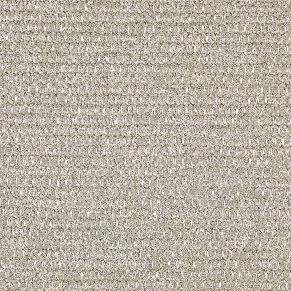 Pale greige Rugby Lino chenille with a dense, nubby woven surface