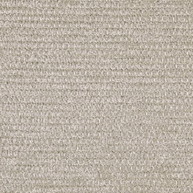 Pale greige Rugby Lino chenille with a dense, nubby woven surface