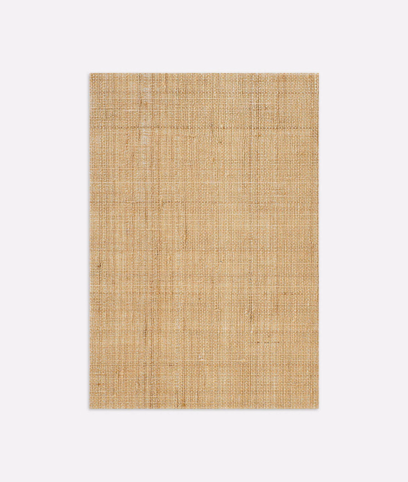 Warm wheat-beige woven fabric with fine irregular crosshatched texture