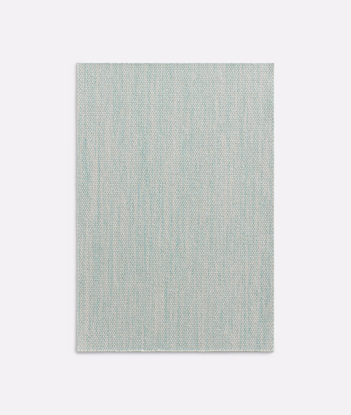 Pale aqua Acacia fabric showing a fine vertical, lightly textured weave