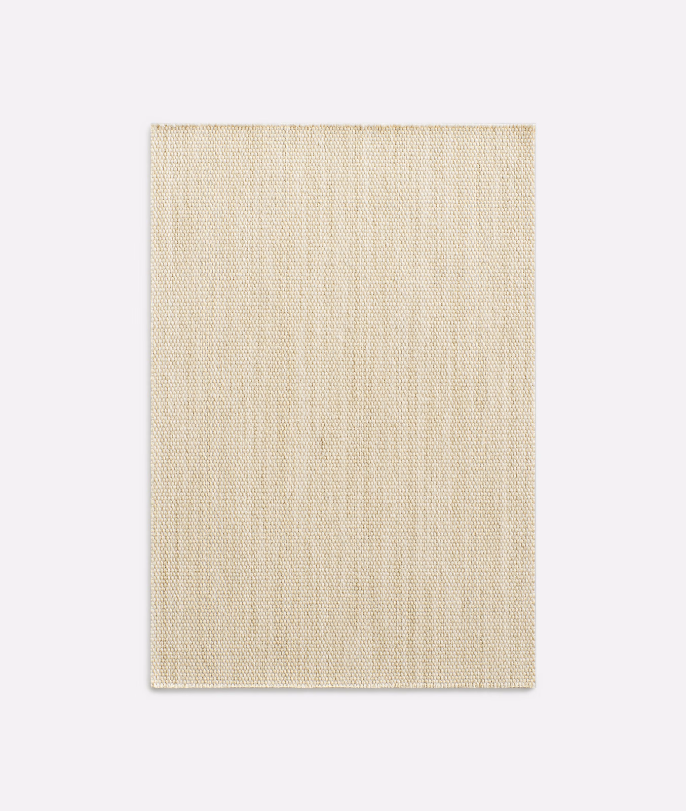 Soft ivory cream woven swatch with fine vertical striations and subtle texture
