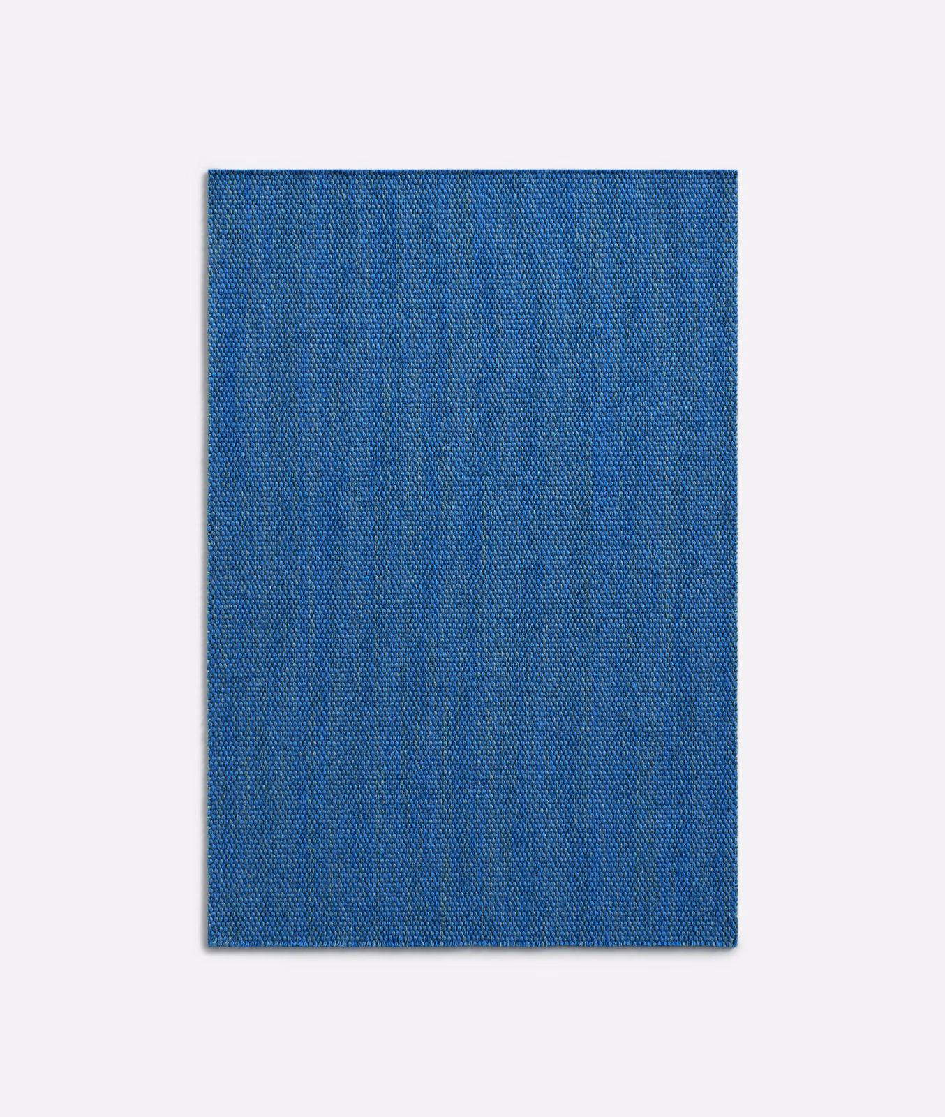 Deep denim-blue textile with fine vertical striations and a subtly textured weave