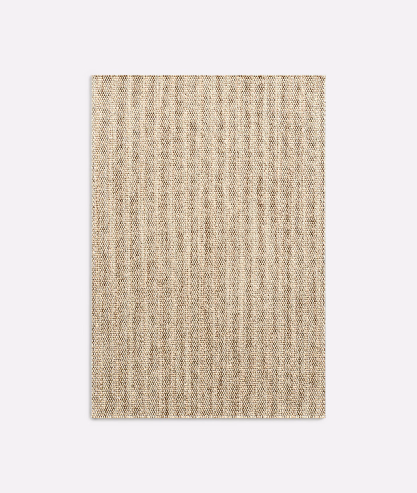 Warm beige Acacia Sisal fabric with fine vertical ribbed weave and subtle tonal flecks