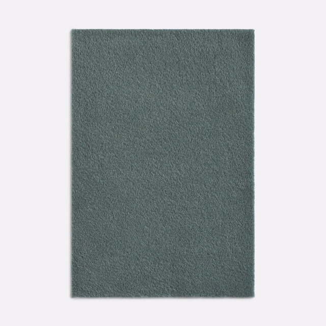 Muted celadon-green fabric swatch with a soft brushed, napped texture