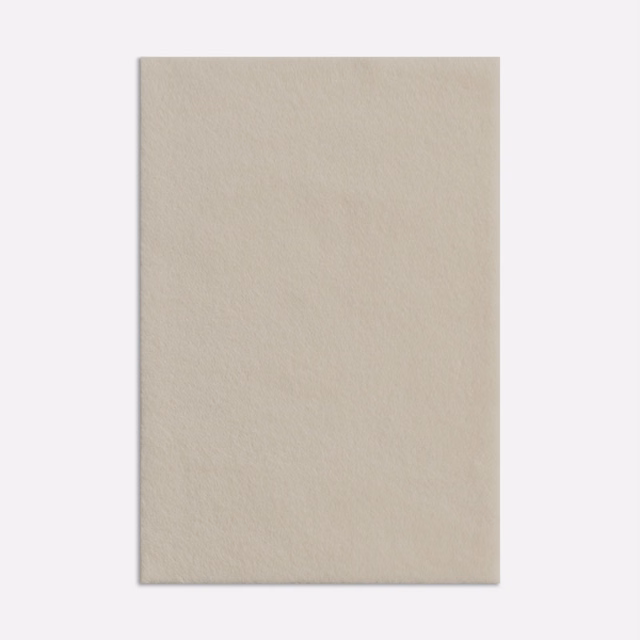 Pale sandy beige fabric swatch with a soft, subtly brushed plain surface